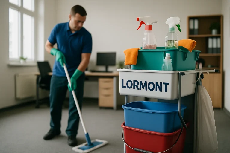 Équipe de nettoyage à Lormont utilisant des équipements modernes pour nettoyer un appartement.